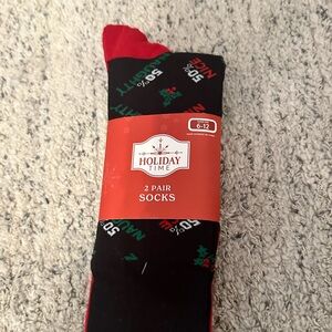 NIB Christmas socks